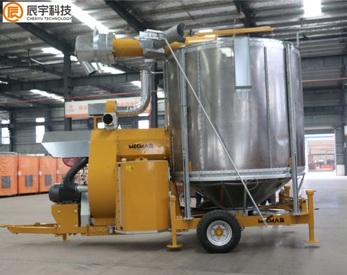 10ton Capacity Mobile Rice Dryer 18m3 31.5KW Circulating Grain Dryer