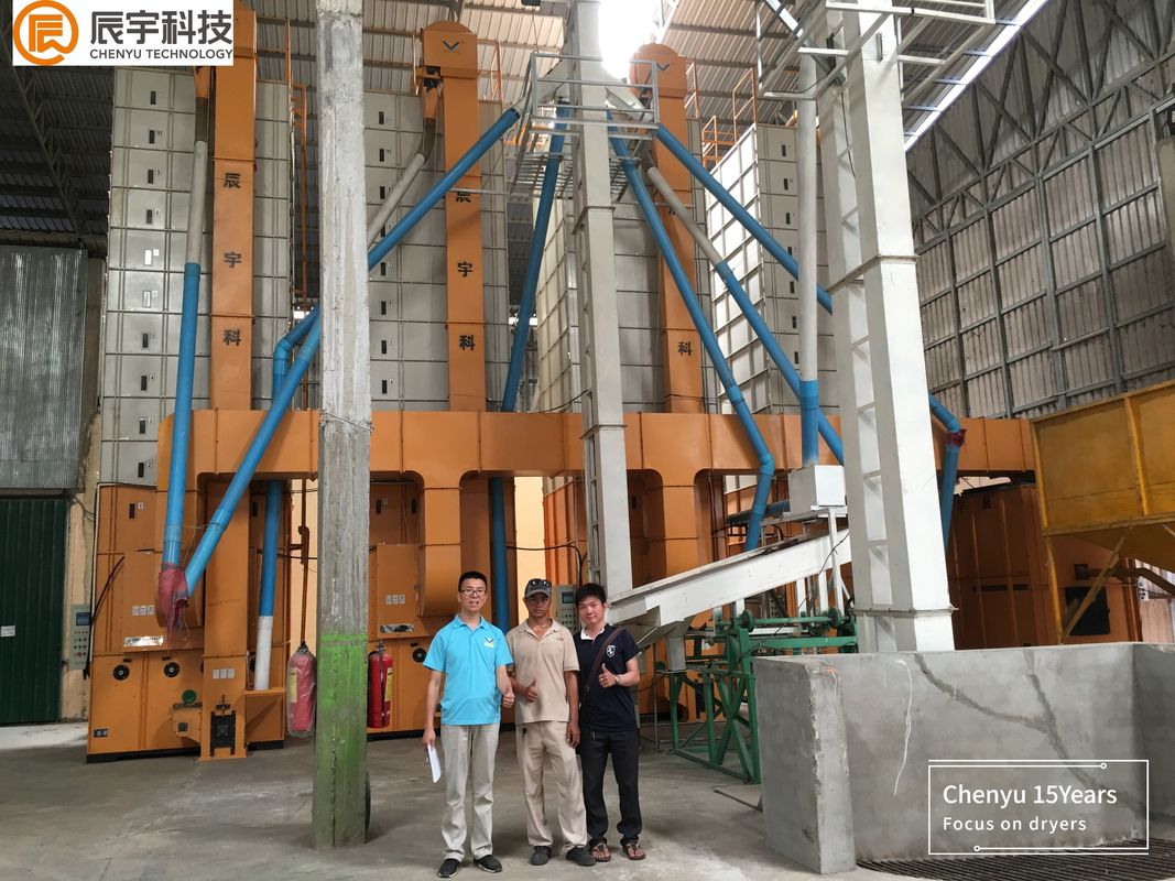 15 Tons per Batch Cross Flow Type Paddy Dryer machine