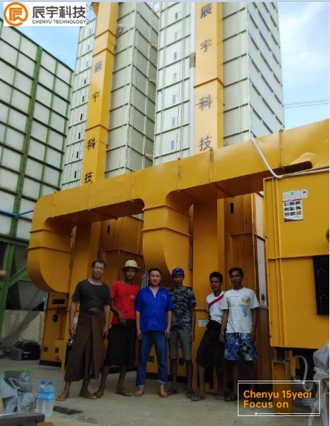 10 Tons per Batch Cross Flow Type Paddy Dryer machine