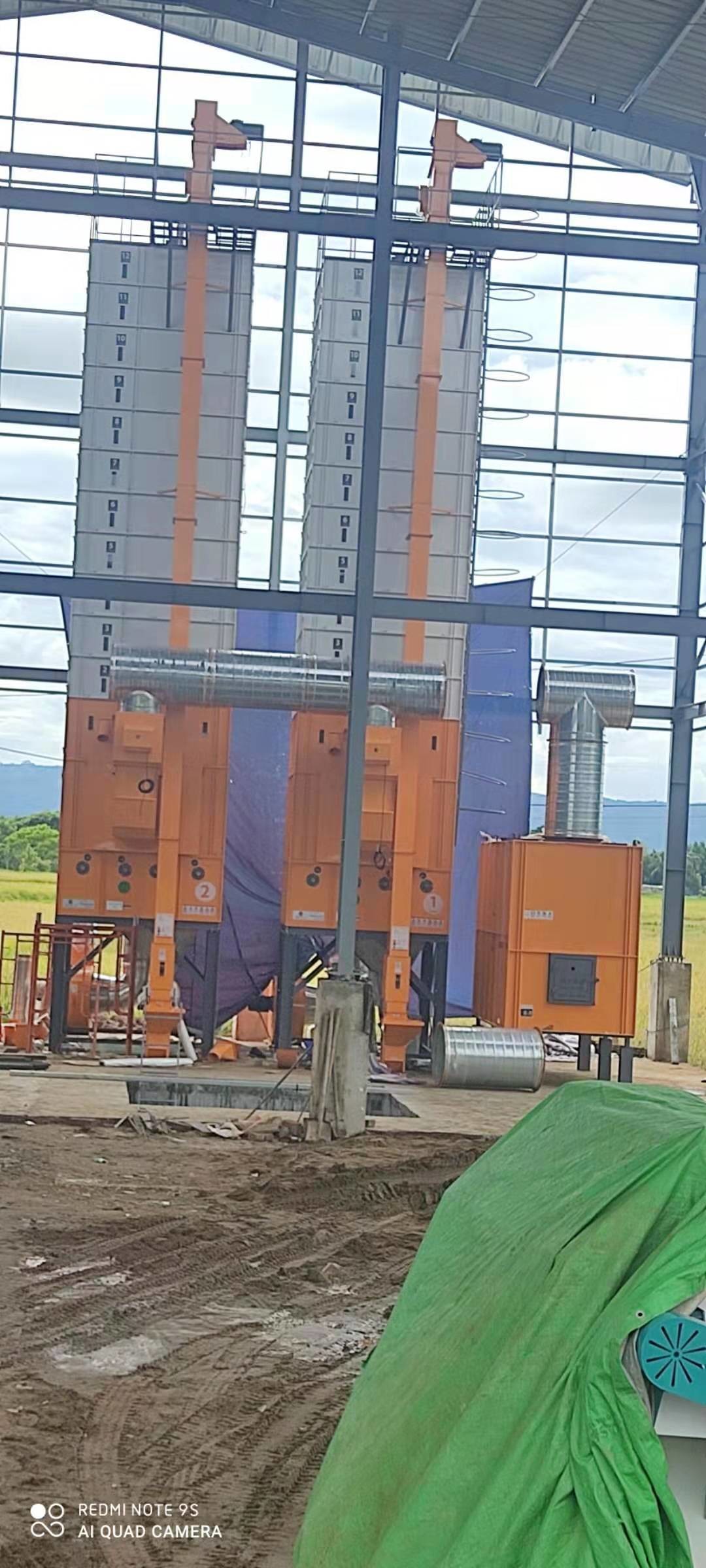 SS No Auger Type Maize Dryer Machine With Husk Burner 15T/Batch